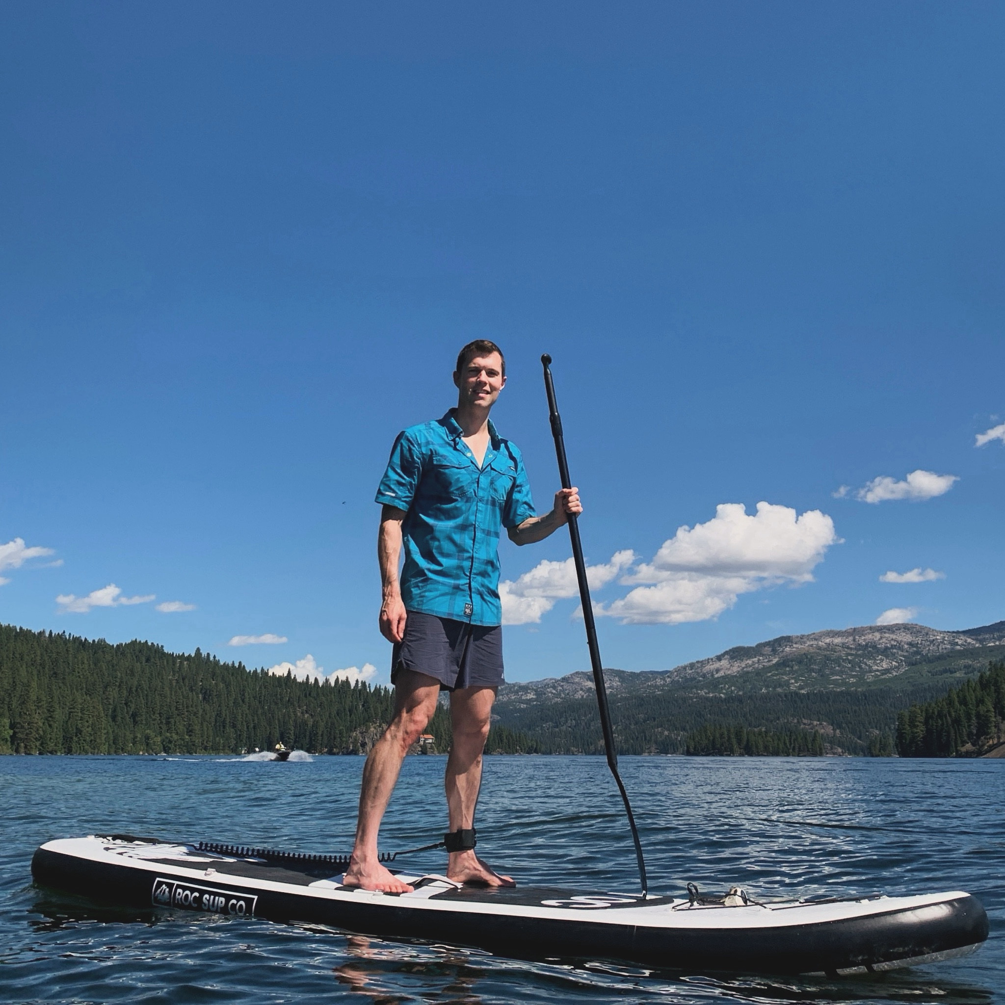 Warm enough for paddle boarding!