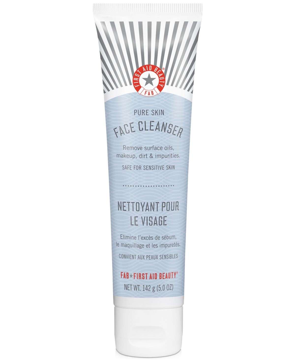 First Aid Beauty Pure Skin Face Cleanser, 5-oz. | Macy's