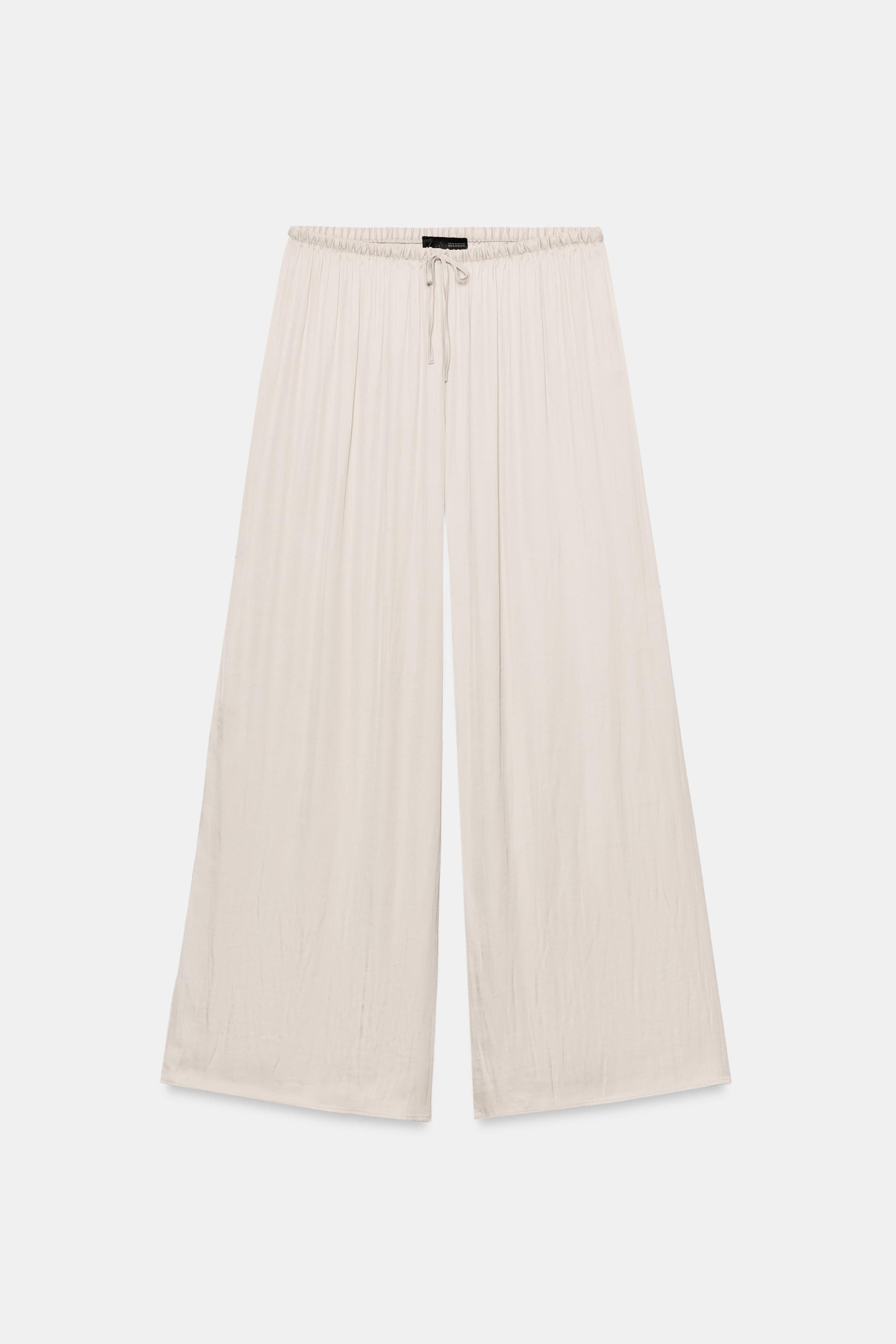 FLOWING PALAZZO TROUSERS | Zara US