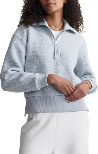 Varley Roselle Recycled Polyester Fleece Half Zip Pullover | Nordstrom | Nordstrom