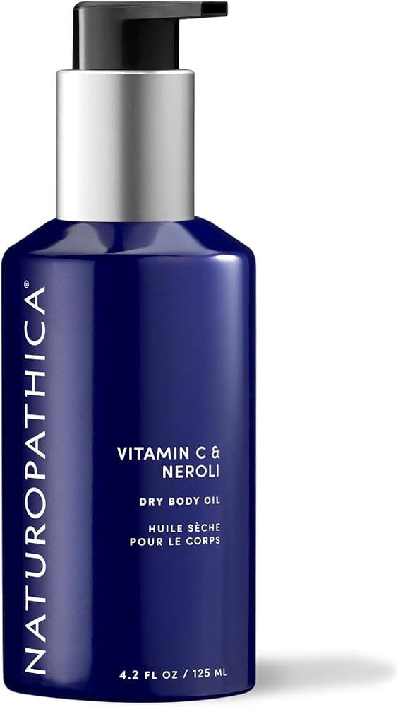 Naturopathica Vitamin C & Neroli Dry Body Oil, Made in USA - Seals in Moisture for Smoother, Stro... | Amazon (US)