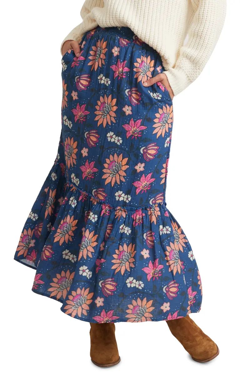 Corinne Floral Cotton Skirt | Nordstrom