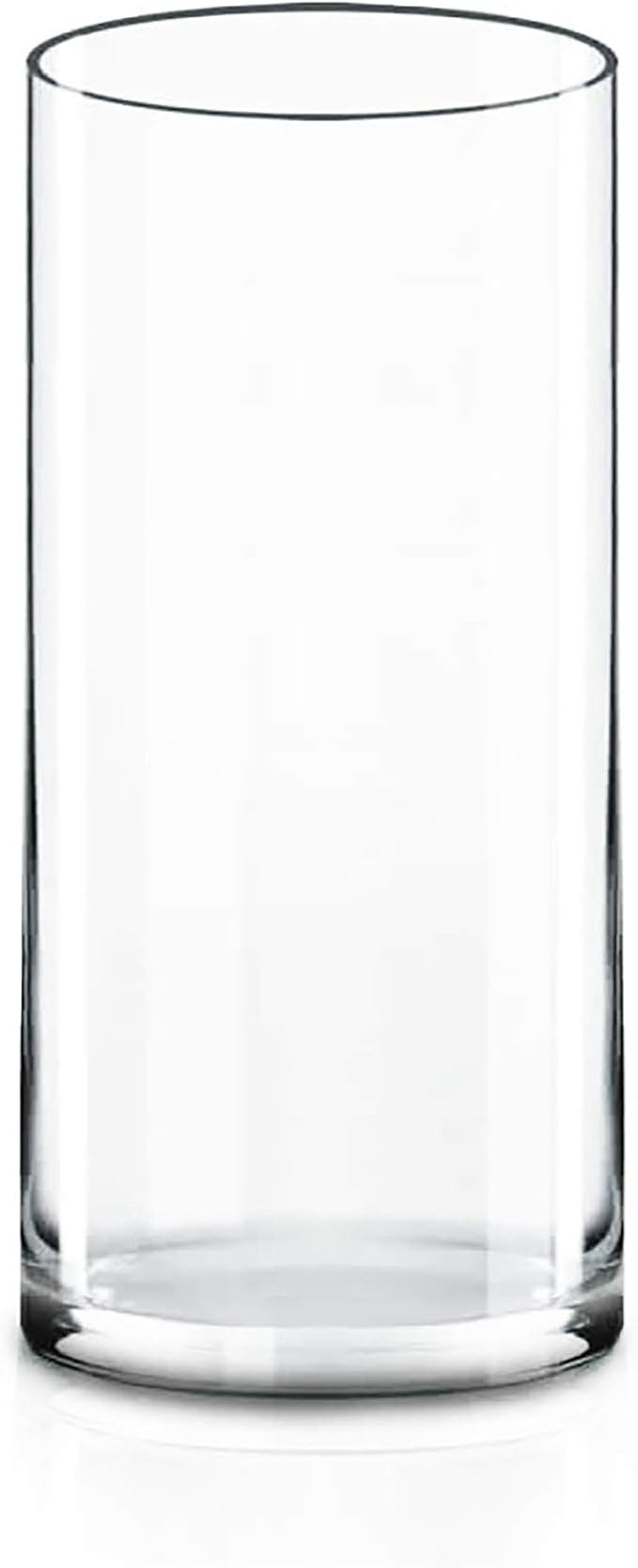 CYS Excel Clear Glass Cylinder Vase (H:9" D:4") | Multiple Size Choices Glass Flower Vase Centerp... | Amazon (US)