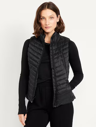 Water-Resistant Packable Puffer Vest | Old Navy (US)