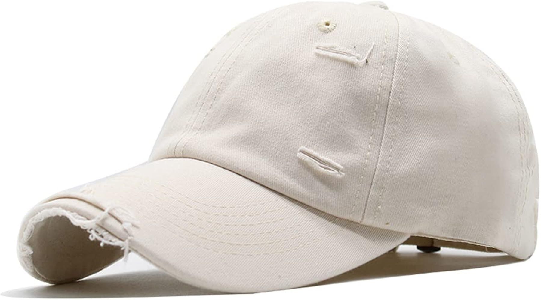 Womens Baseball Caps Unisex Vintage Washed Baseball Cap Cotton Low Profile Hat Unconstructed Twil... | Amazon (US)