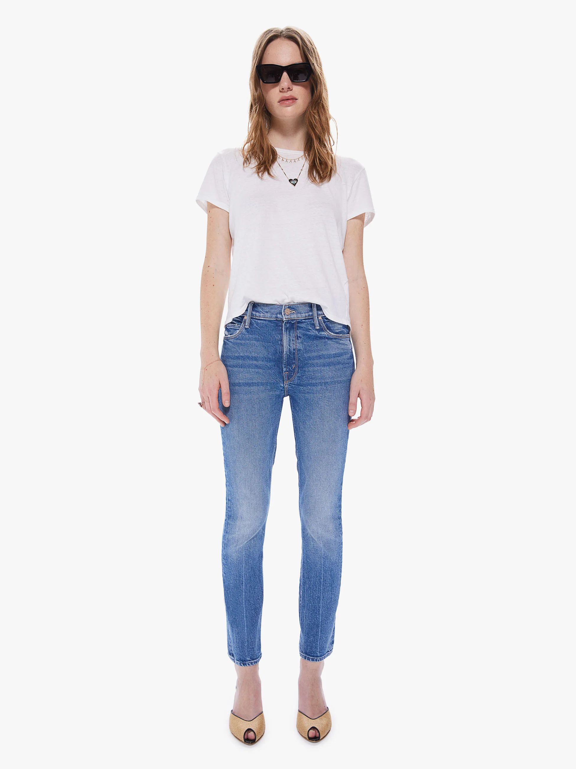 THE MID RISE DAZZLER ANKLE - OTHER MOODS | Mother Denim