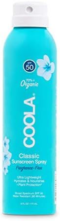 COOLA Organic Sunscreen SPF 50 Sunblock Spray, Dermatologist Tested Skin Care for Daily Protectio... | Amazon (US)
