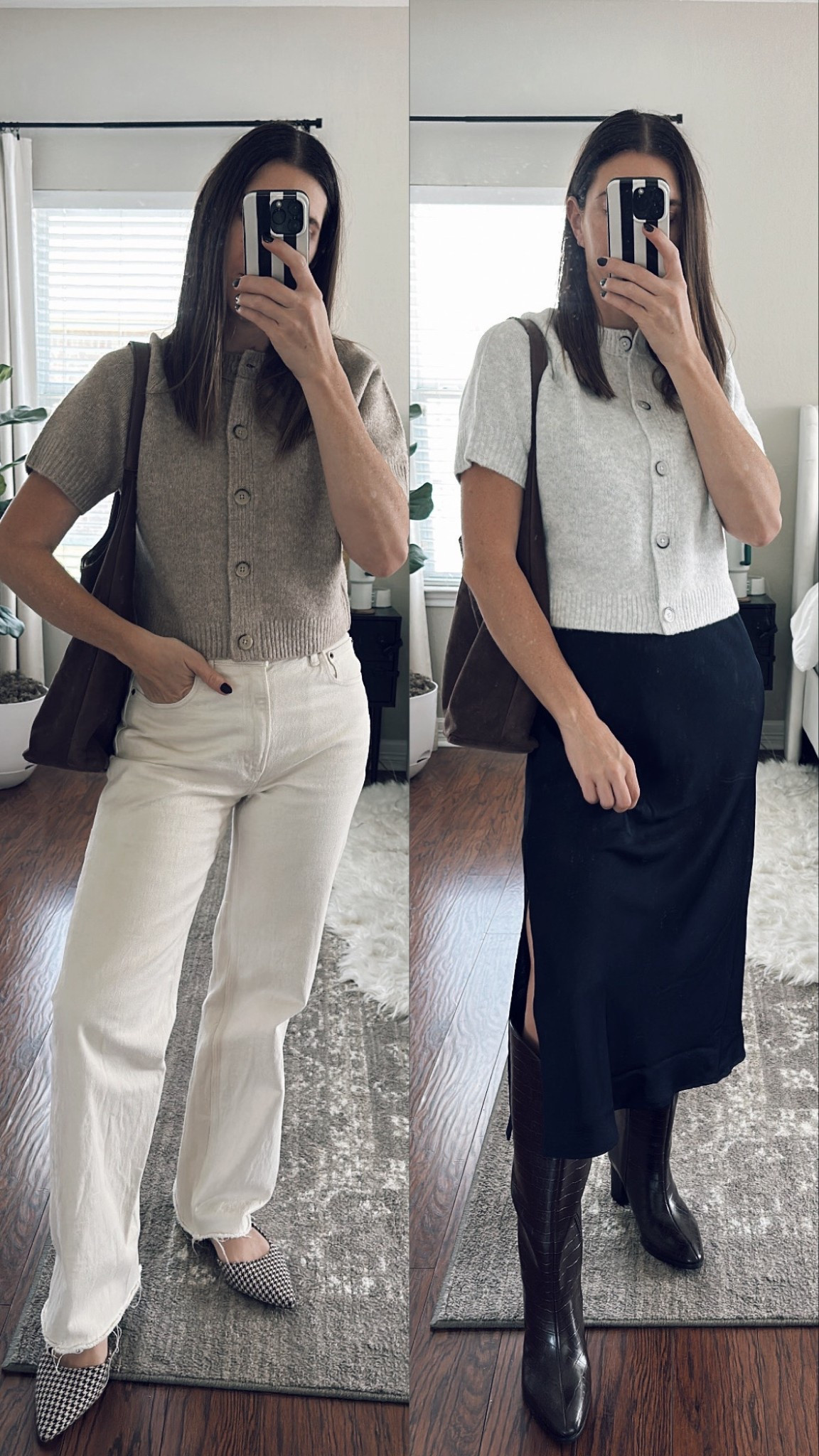 Viral $25 target sweater, styled 2 ways. I have it in tan and gray in a small. Paired with cream denim and over a slip dress with tall look for less boots that are also from Target. 

Perfect early fall outfits. 

Fall outfit idea, early fall, target outfits, target fall outfit ideas 

#LTKSeasonal #LTKFindsUnder50 #LTKSaleAlert