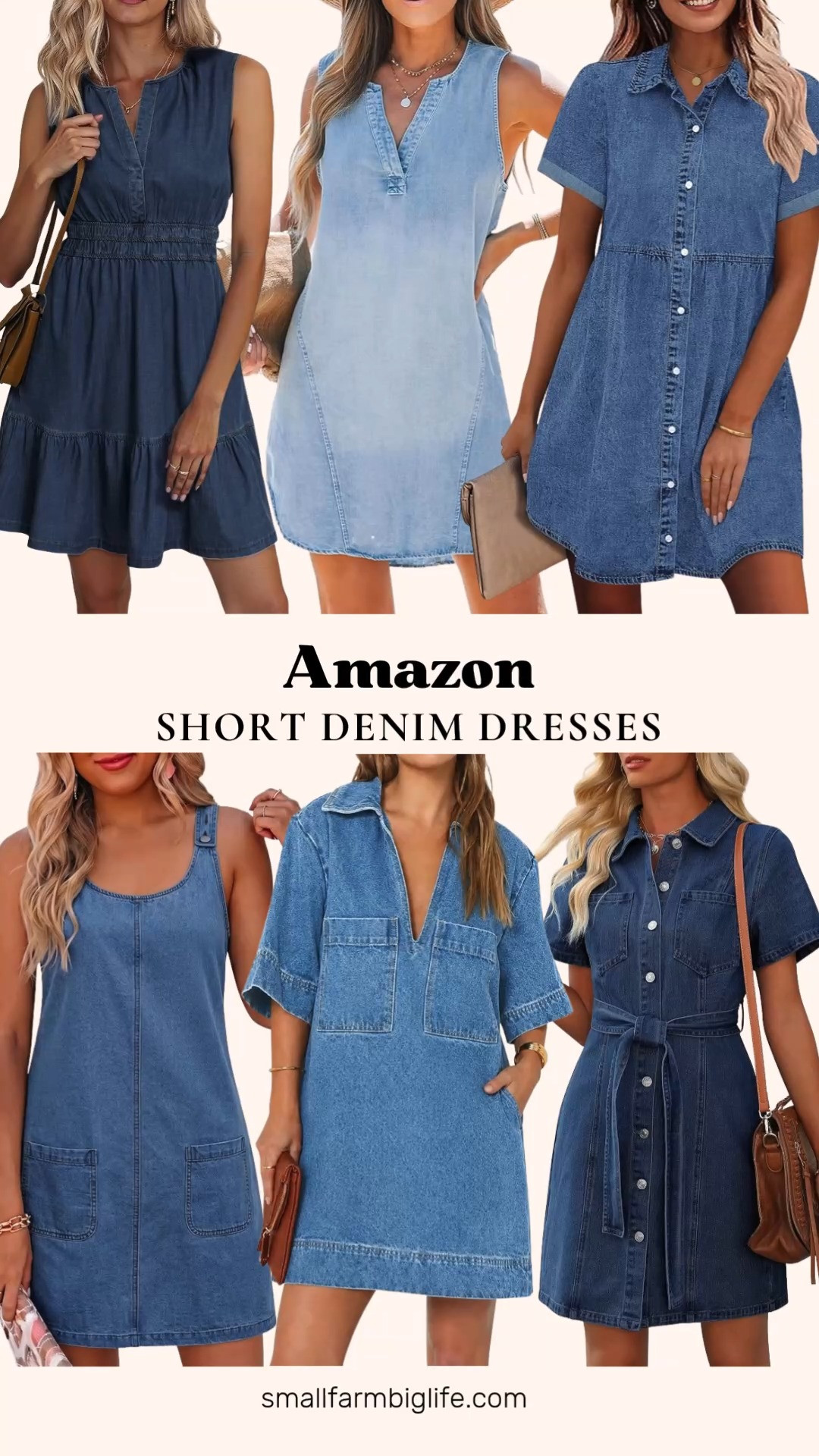 Denim dresses are such an easy summer staple, and this roundup has great options from Amazon right now. These jean dresses work for everything from a casual day out to a western inspired outfit.
I am loving the dark blue BerryGo tiered denim dress for a cute cowgirl country look, and the light blue CUPSHE V neck denim mini dress for something simple and sleeveless. The medium blue GRAPENT babydoll tiered jean shirt dress and the Fisoew collared V neck denim dress are both perfect for everyday wear with pockets built right in.
For a more western feel, the Dokotoo sleeveless denim overall dress and the button front jean dress with the tie belt are great options for that country outfit look.
Shop all of my favorite denim dresses from Amazon linked in this post. 

 #LTKgrwm #LTKootd #LTKOver40