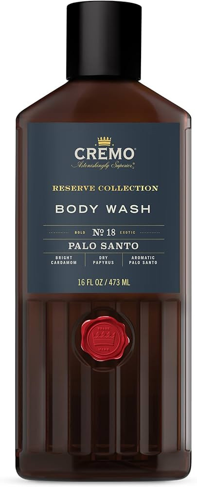 Cremo Rich-Lathering Palo Santo Body Wash for Men, Notes of Bright Cardamom, Dry Papyrus and Arom... | Amazon (US)
