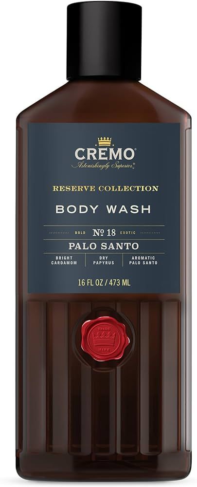 Cremo Rich-Lathering Palo Santo Body Wash for Men, Notes of Bright Cardamom, Dry Papyrus and Arom... | Amazon (US)