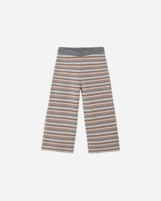 Knit Wide Leg Pant Multi-Stripe | Rylee + Cru