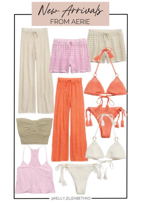 Aerie new crochet arrivals, perfect for summer!! So many cute finds 🥰

Aerie is having a 25%-50% off sale on almost everything on their site!! 

#LTKSwim #LTKSaleAlert #LTKSeasonal