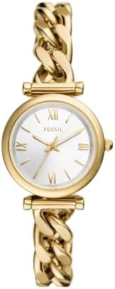 Fossil Women's Watch and Bracelet Set, Carlie Three-Hand Stainless Steel Watch for Women and Brac... | Amazon (US)