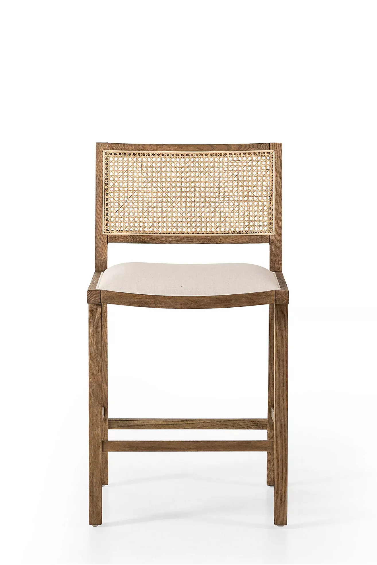 Sage Performance Linen Bar and Counter Stool | Anthropologie (US)