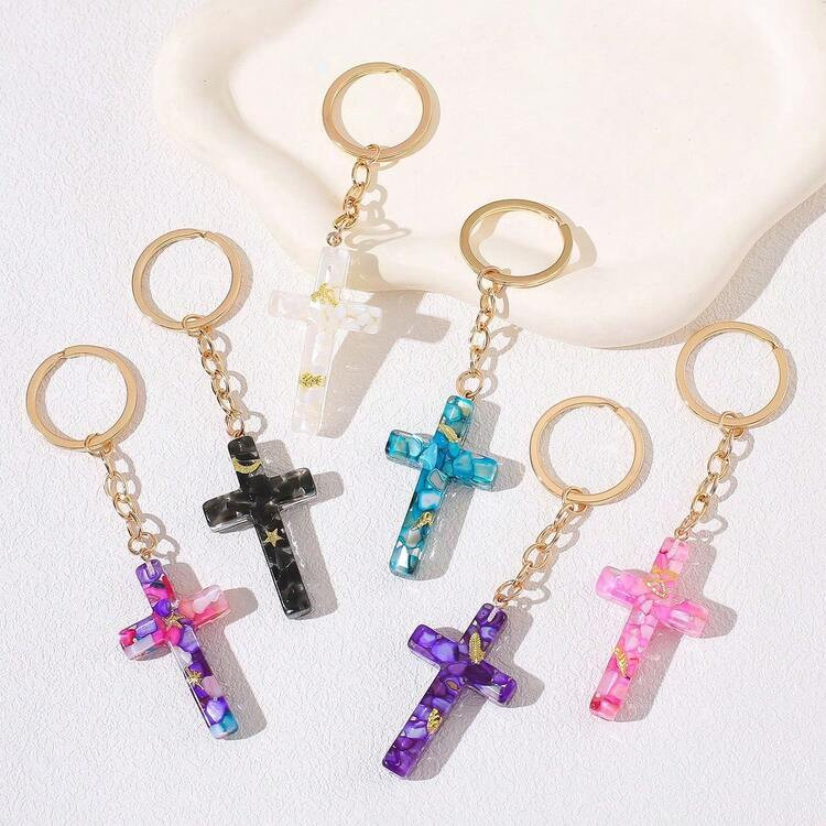 Small cross keychains  | SHEIN