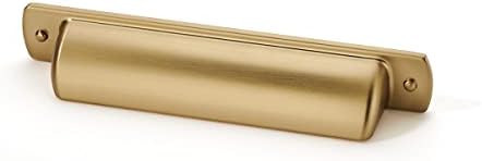 khtumeware 10 Pack 3 3/4"(96mm) Champagne Bronze Drawer Pulls Cabinet Bin Cup Pulls Kitchen Hardw... | Amazon (US)