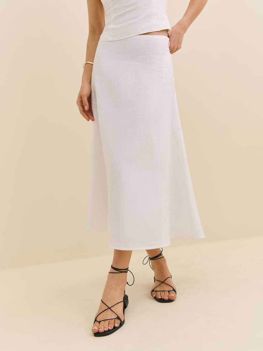 Ivy Linen Skirt | Reformation (Global)