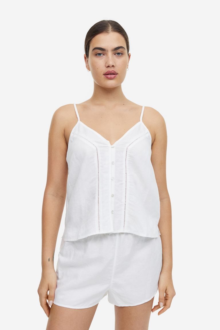 Linen-blend Pajamas | H&M (US + CA)