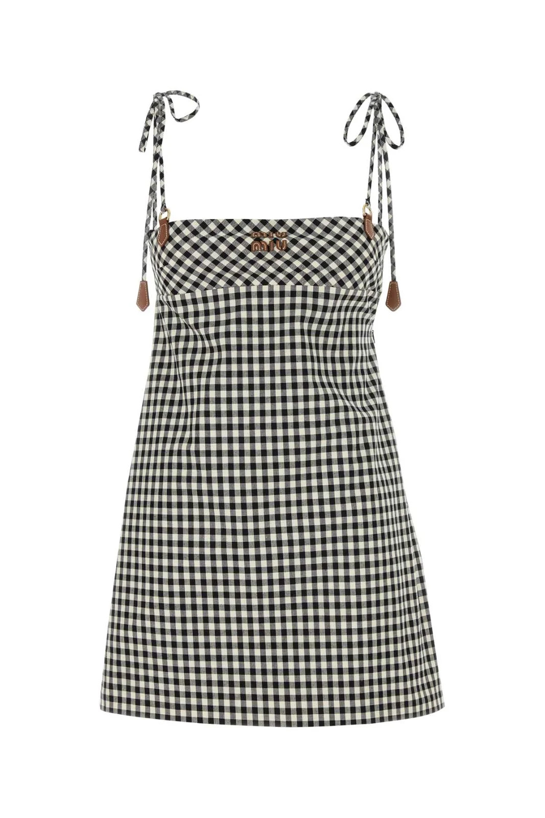 Miu Miu Sleeveless Mini Dress | Cettire Global