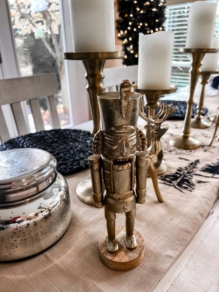 Holiday home decor
Holiday decor 
Gold nutcracker 

#LTKhome #LTKHoliday #LTKunder50