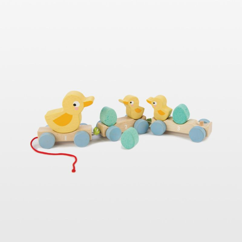Tender Leaf Wooden Kids Pull-Along Ducks Toy + Reviews | Crate & Kids | Crate & Barrel