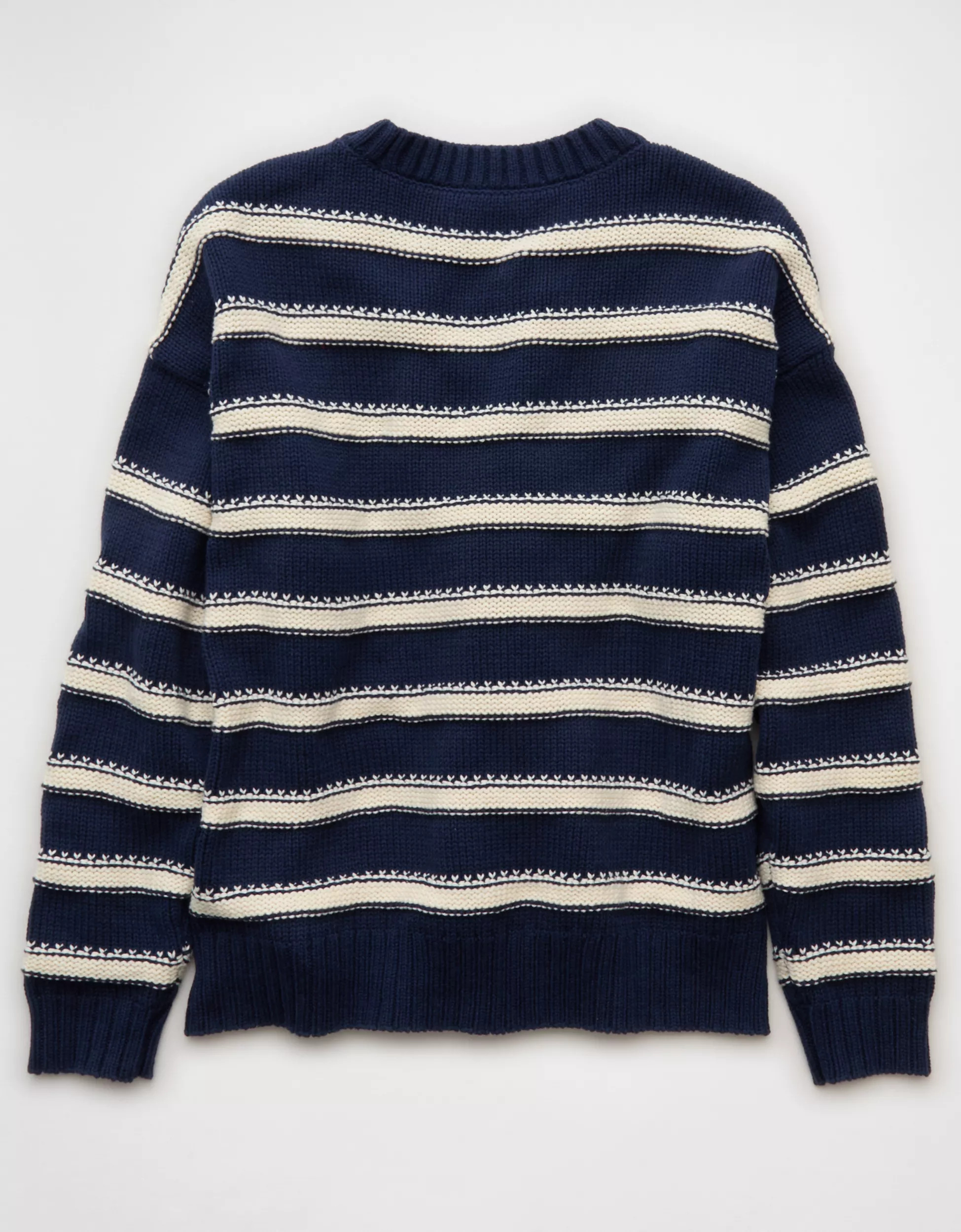 AE Striped Crew Neck Sweater | American Eagle Outfitters (US & CA)