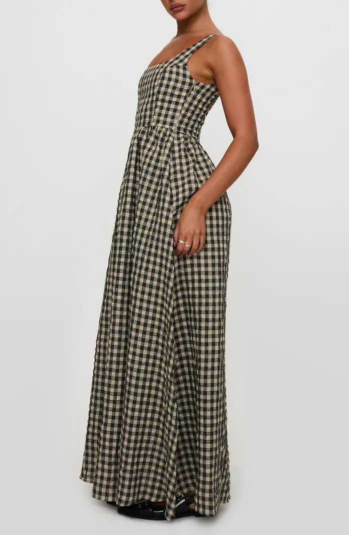 Cartmel Check Sleeveless Maxi Dress | Nordstrom