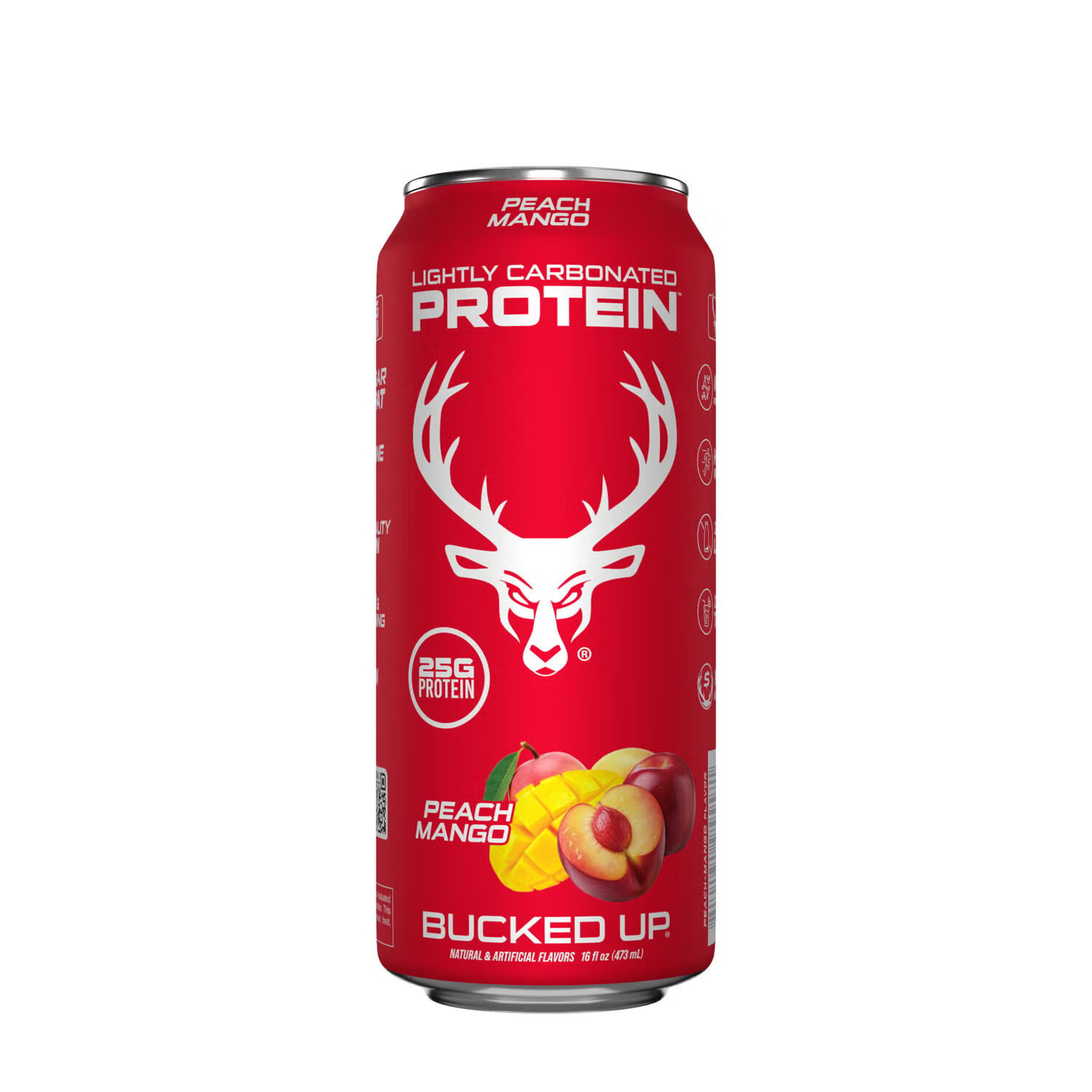 Lightly Carbonated Protein RTD - Peach Mango - 16 fl oz (12 Cans) | GNC