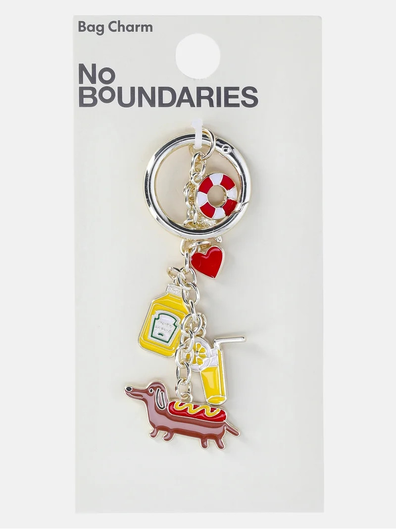 No Boundaries Women's Americana Bag Charm, Hotdog | Walmart (US)
