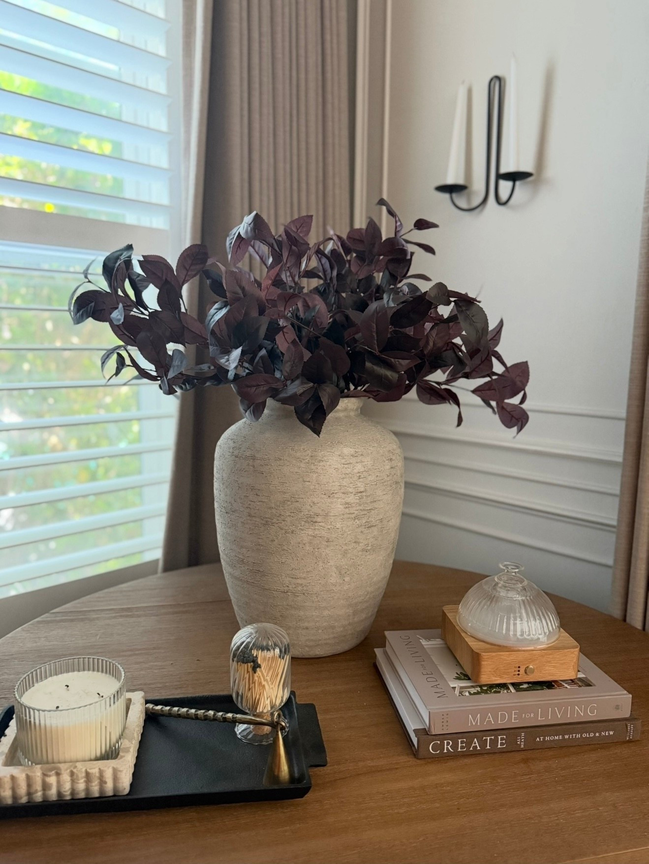 Target hearth and hand 
Fall stems
Purple stems
Oversized vase
Console styling 
Kitchen counter decor

#LTKSeasonal #LTKFallSale #LTKSaleAlert