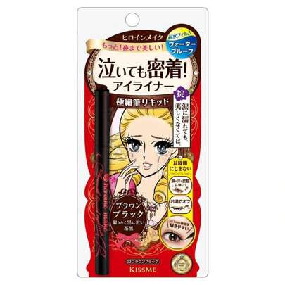 KissMe Heroine Make Smooth Liquid Eyeliner Super Keep 03 Dark Brown | SHEIN