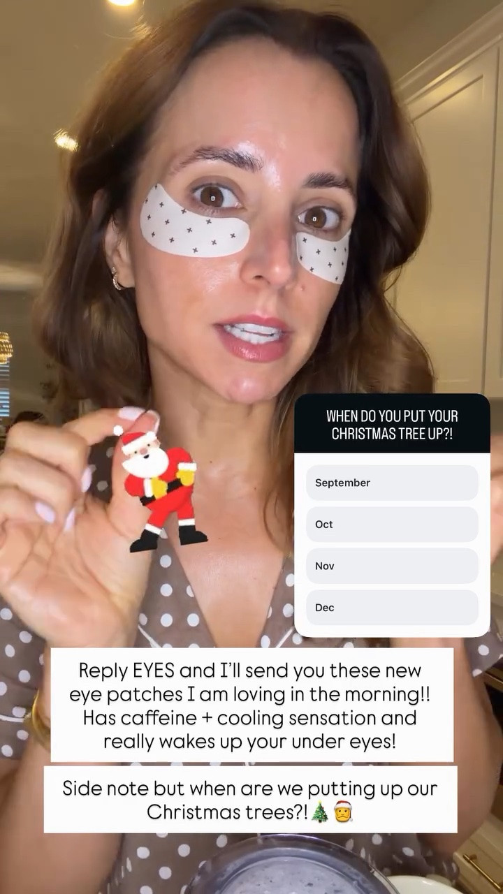 I love these eye patches in the morning! These have caffeine, hyaluronic acid and a cooling effect. They do a great job at reducing puffiness and dark circles! XS in pajamas.

#LTKBeauty #LTKmorningroutine #LTKselfcare