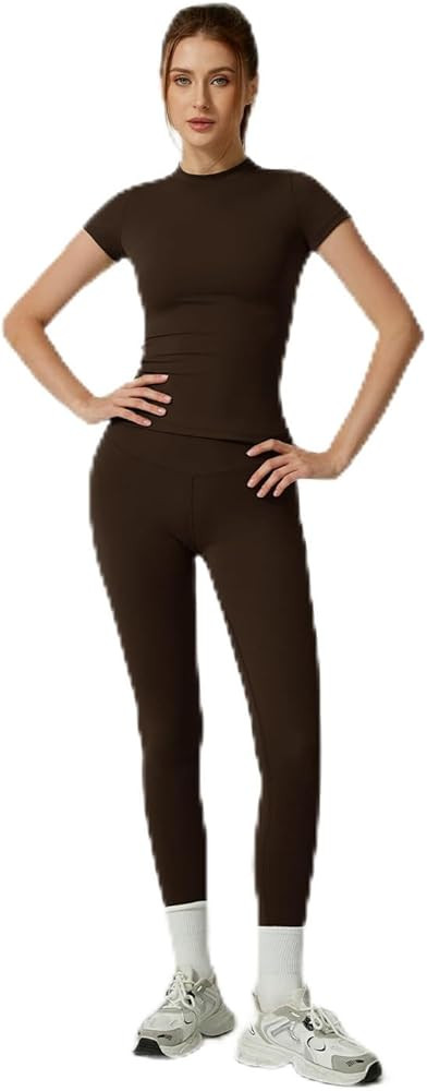 Women's Running Yoga Women's Set Quick Drying Clothes Fitness Sports Set | Amazon (US)