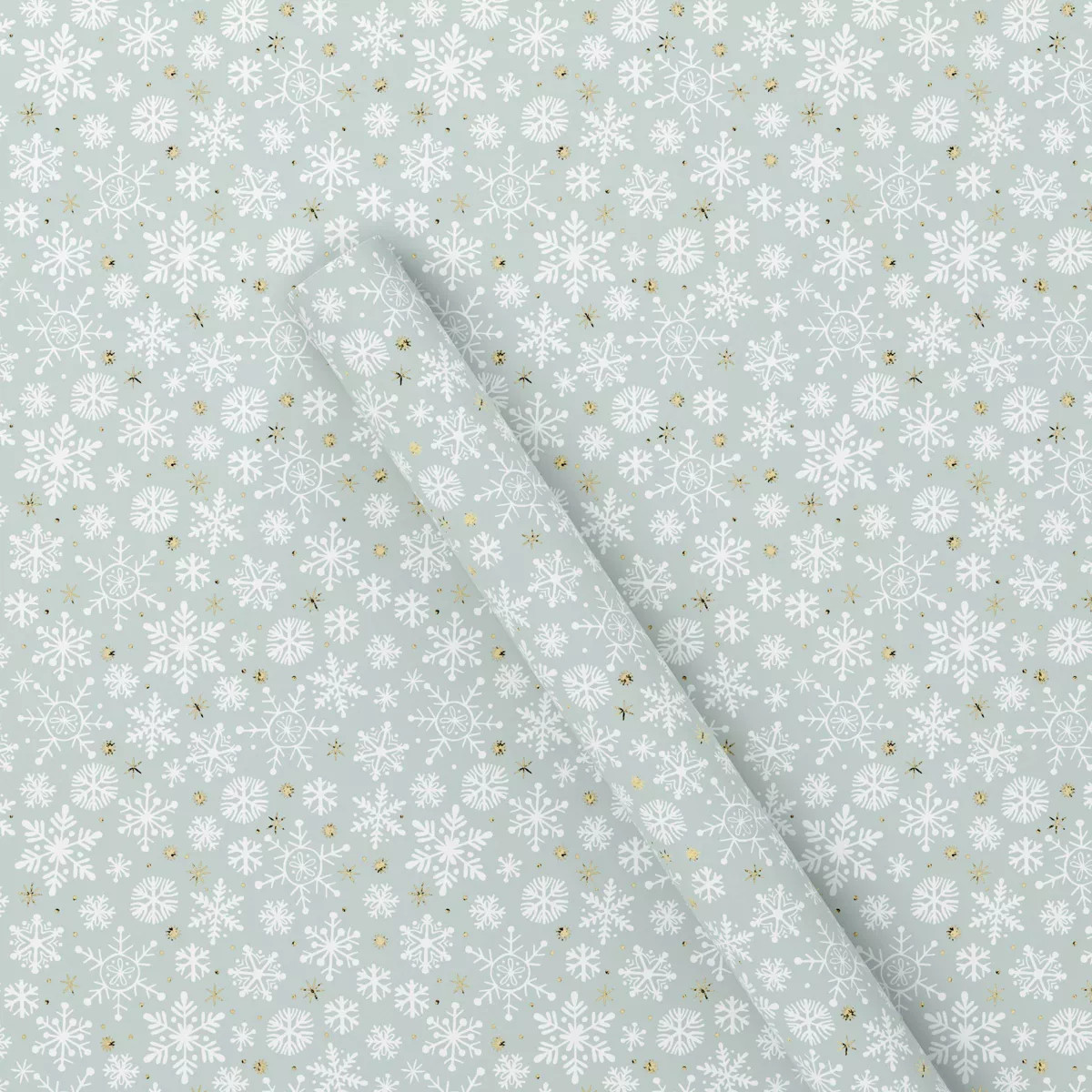 20 sq ft Snowflake Christmas Gift Wrap Mint - Wondershop™ | Target