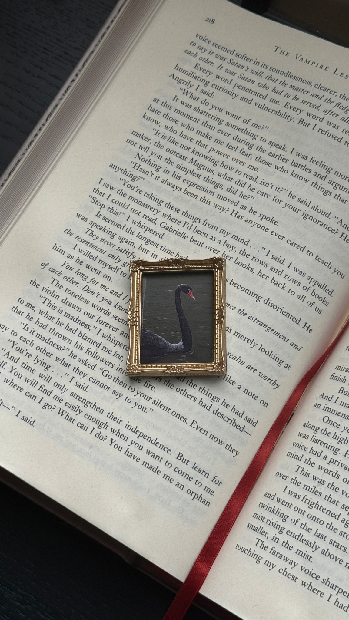 miniature swan painting for my gothic gallery wall 🖤 

#LTKFindsUnder50