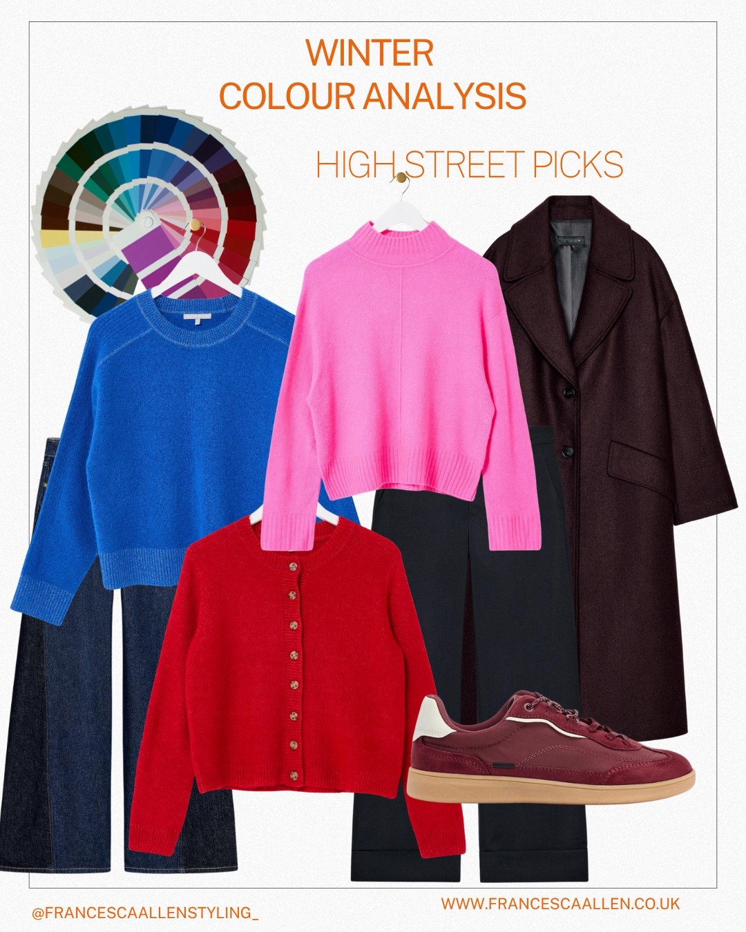 High Street Picks for my Winter Palette Girlies! 🎨 🌈 To find out your perfect colour palette get in touch for a colour analysis consultation ✨🧡 

#LTKautumn #LTKuk #LTKstyletip