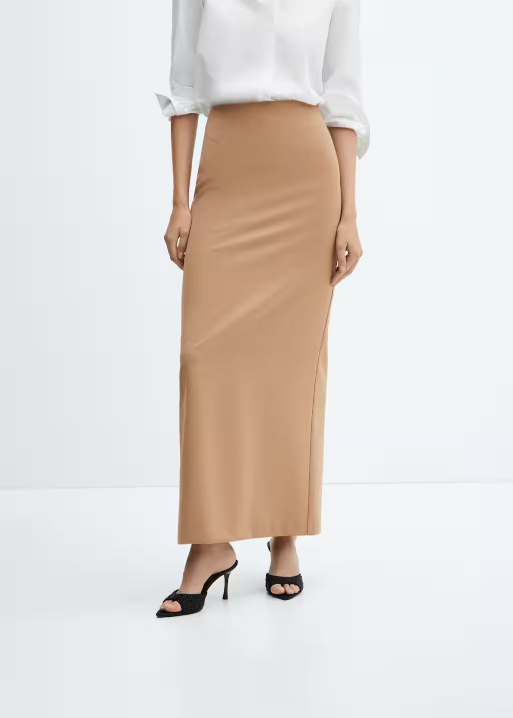Straight long skirt | MANGO (US)