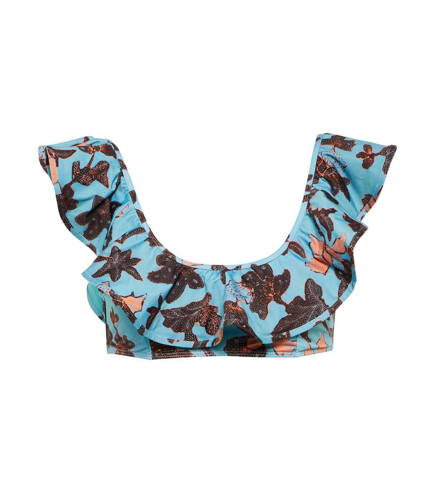 Azores ruffle-trimmed bikini top | Mytheresa (US/CA)