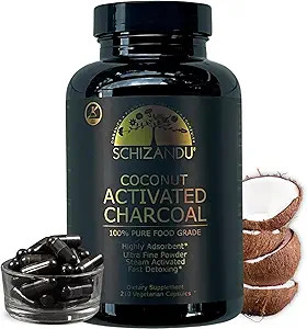 Activated Coconut Charcoal Capsules- Supports Health - Vegan, Organic, Non-GMO, No Additives - X-... | Amazon (US)