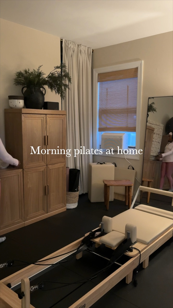 Good morning! Let’s do Pilates together 🌸🧘🏾‍♀️🤍

At home workout, Pilates machine, home gym, pilates studio 

#LTKdayinmylife #LTKmorningroutine #LTKfitnessgoals