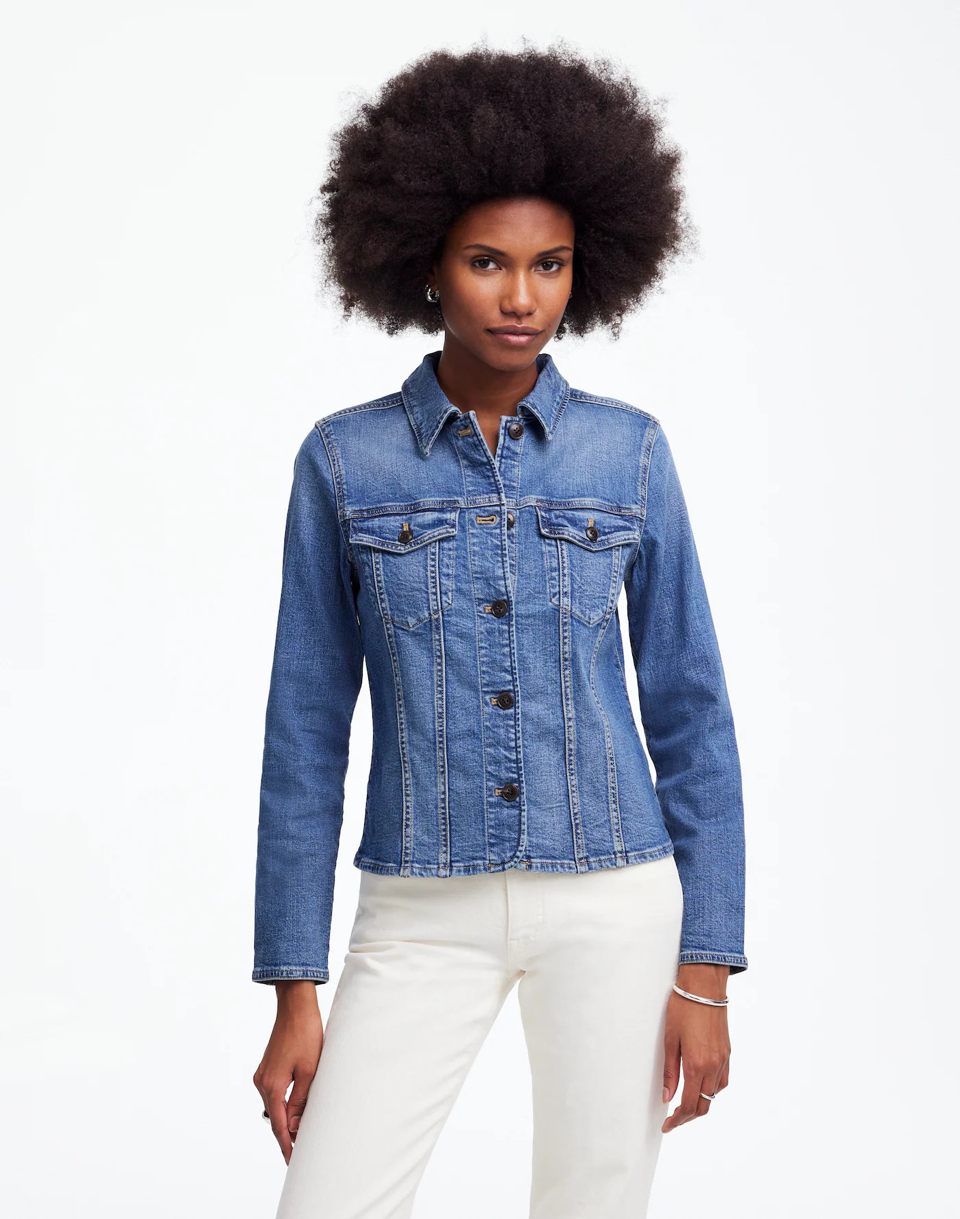 Shrunken Button-Front Shirt | Madewell | Madewell