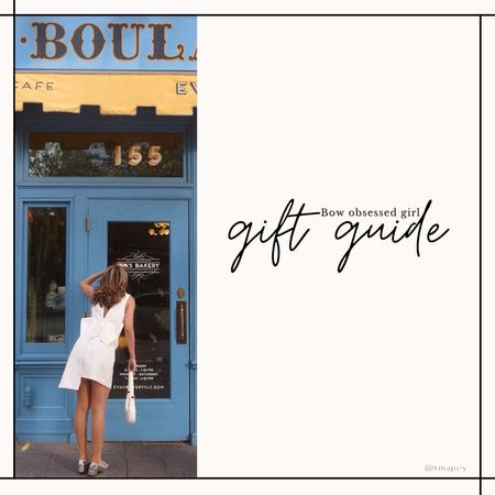 Holiday Gift Guide: for the bow obsessed girl 🎀

Coquette inspired holiday gift guide with tons of bow clothes, shoes, and accessories 💘



#LTKHoliday #LTKCyberWeek #LTKGiftGuide