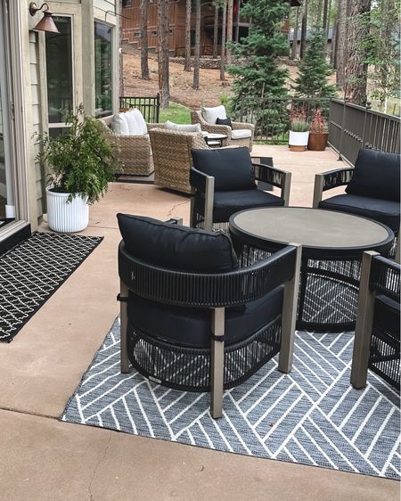Outdoor patio furniture
Affordable yet feels and looks designer 
Outdoor couch set, conversational set, outdoor area rugs, viral planters
All Walmart

#LTKstyletip #LTKhome #LTKSeasonal