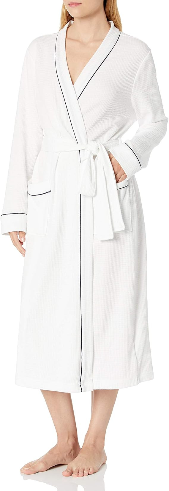 Amazon Essentials Women's Lightweight Waffle Full-Length Robe | Amazon (US)
