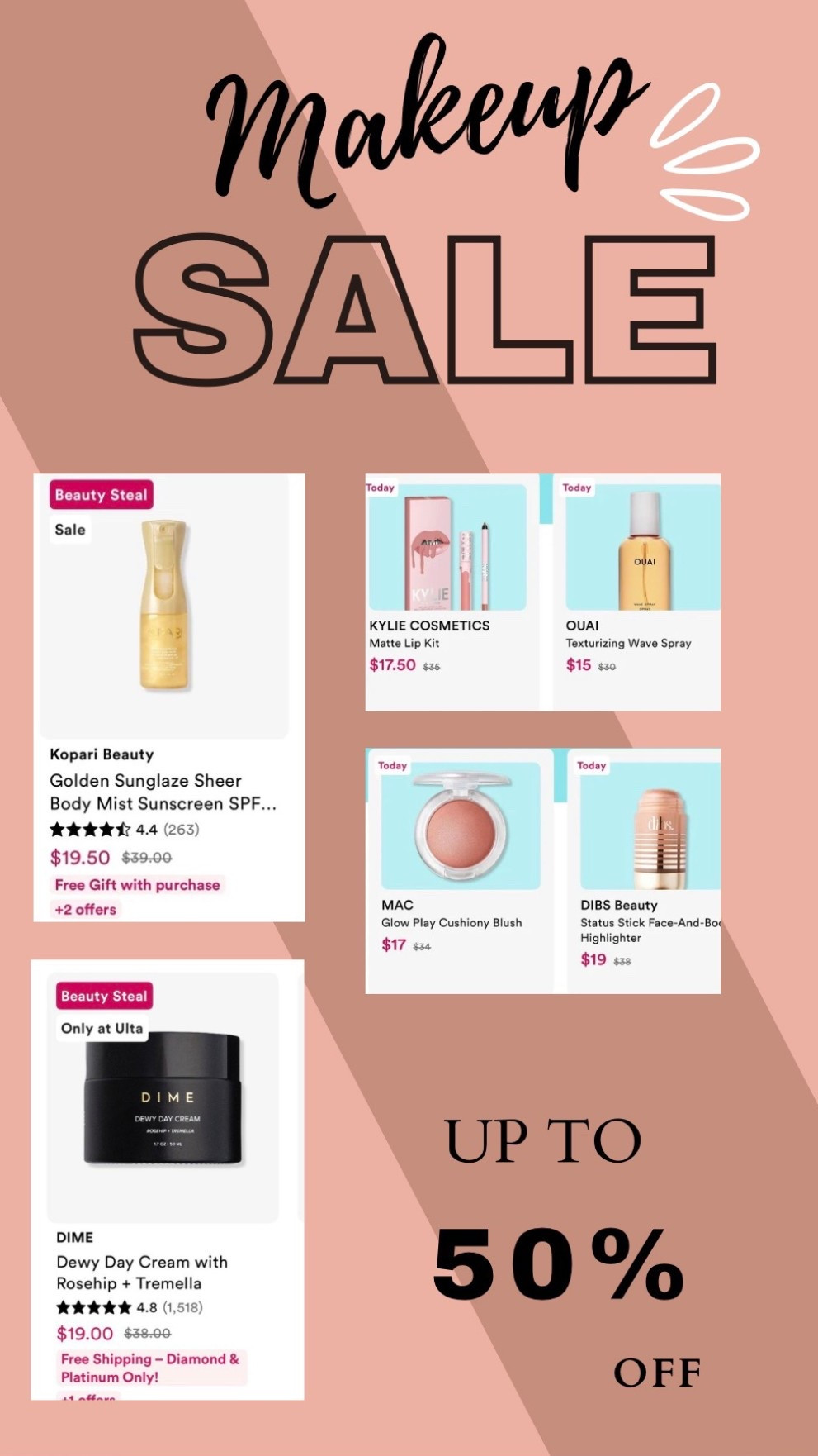 Grab these deals while you can! I snatched up the Kopari glowing sunscreen and DIME moisturizer!! 

#LTKSpringSale #LTKselfcare