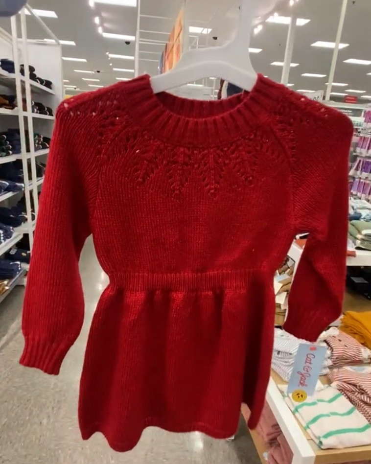 toddler sweater dress - $18 

#LTKids #target #targetsale #catandjack #toddlergirl #toddlerdress #sweaterdress #toddlerchristmasoutfit #under20  #budgetfinds #budgetfriendly #LTKHoliday 

#LTKKids #LTKFindsUnder50 #LTKStyleTip