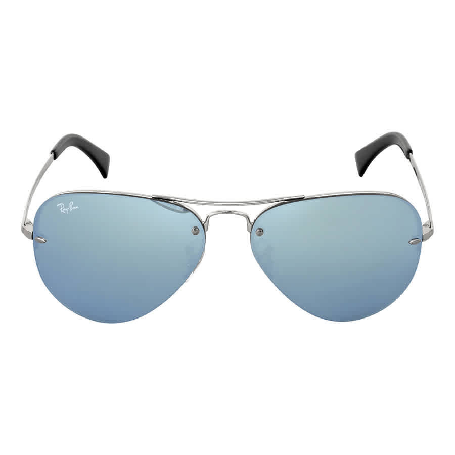 Ray Ban Silver Mirror Aviator Unisex Sunglasses RB3449 003/30 59 | Jomashop.com & JomaDeals.com