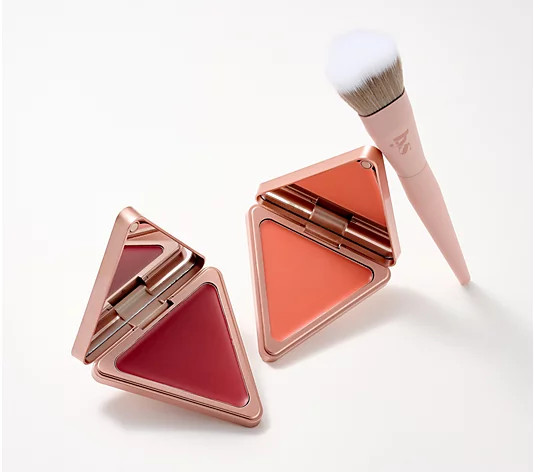 LYS Beauty Higher Standard Cream Blush Duo with Brush - QVC.com | QVC