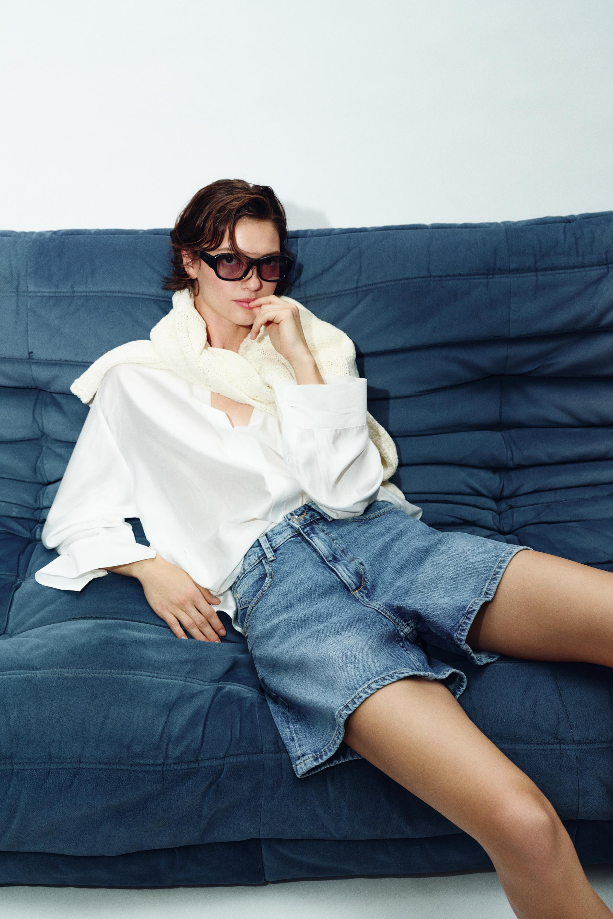Z1975 MOM FIT SHORTS | Zara UK
